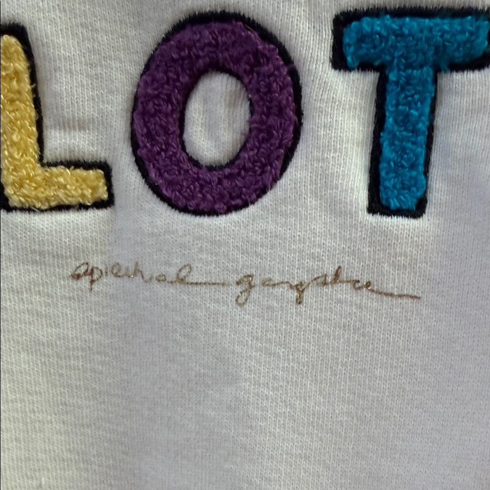 Spiritual Gangster Peloton white Sweatshirt with Multicolor Logo - Picture 3 of 5